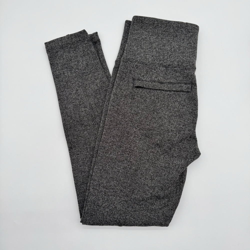 Athleta Delancey Herringbone Tight Black Gray Women’s Size XS